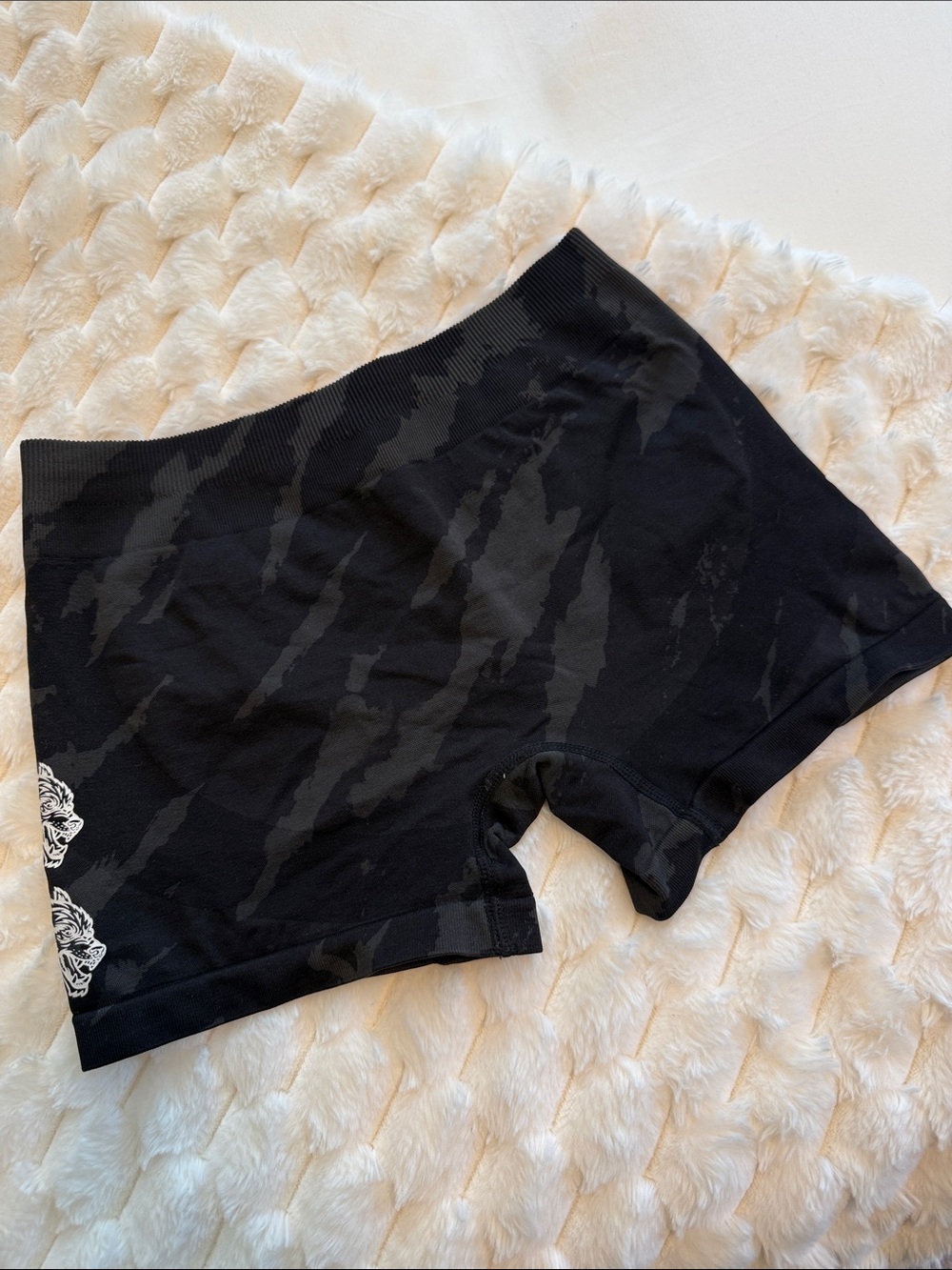 Darc Sport Black Athletic camo shorts